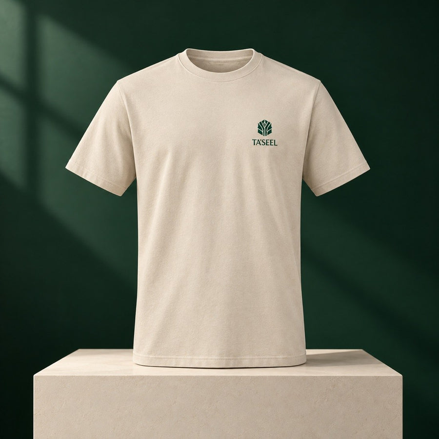 Chest Logo T-shirt in Sand