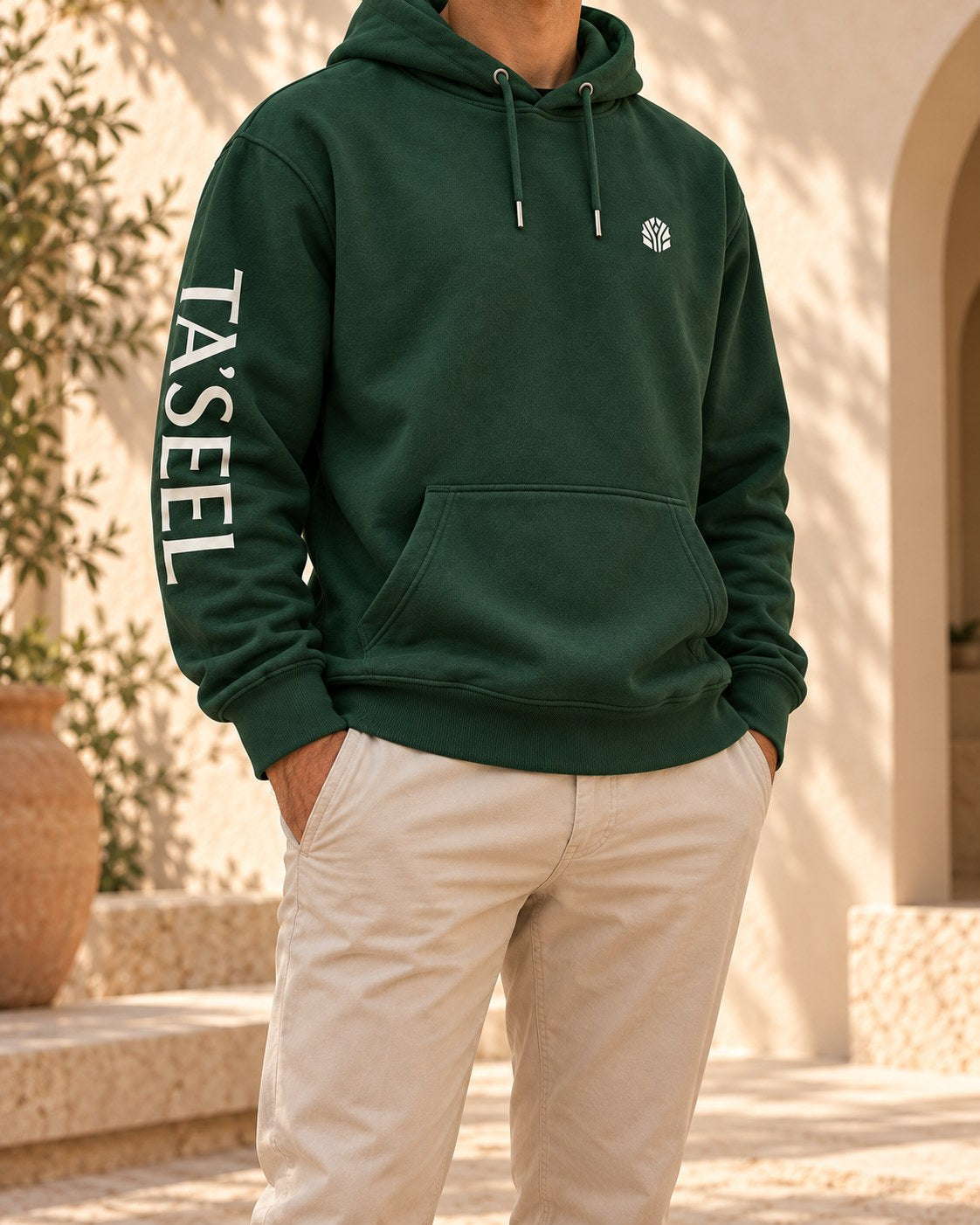 Sleeve Hoodie worn – Growth