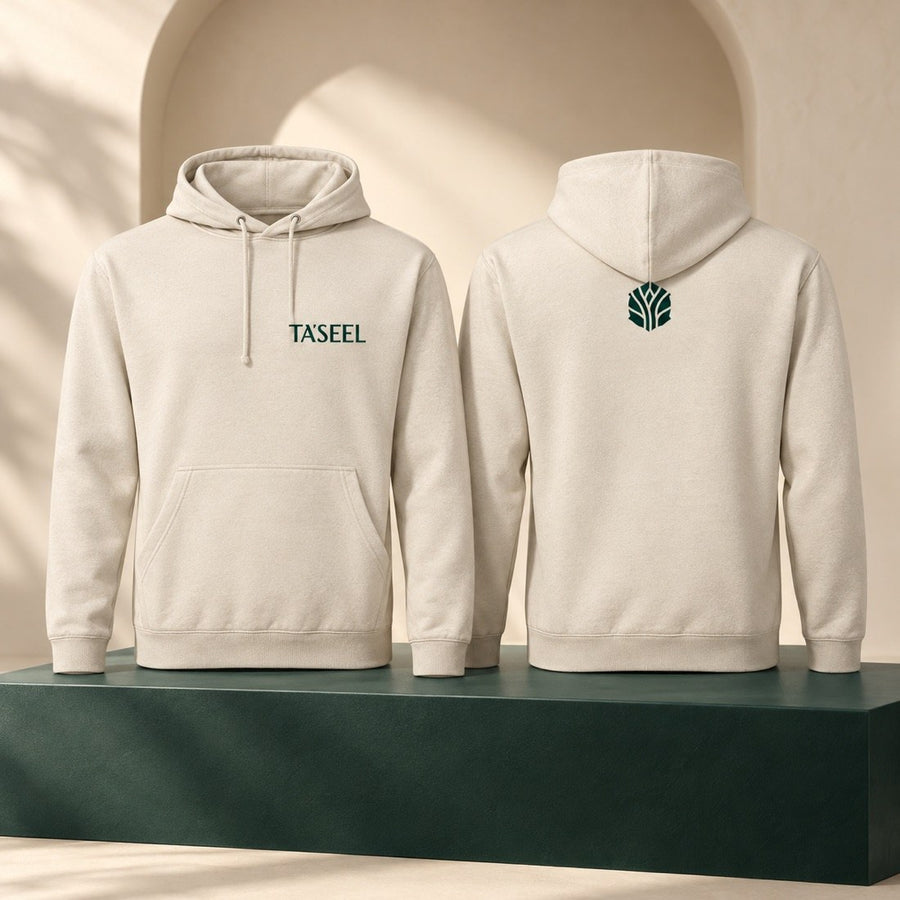Wordmark Hoodie in Sand